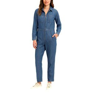 MADEWELL Denim Coveralls Cropped Jumpsuit